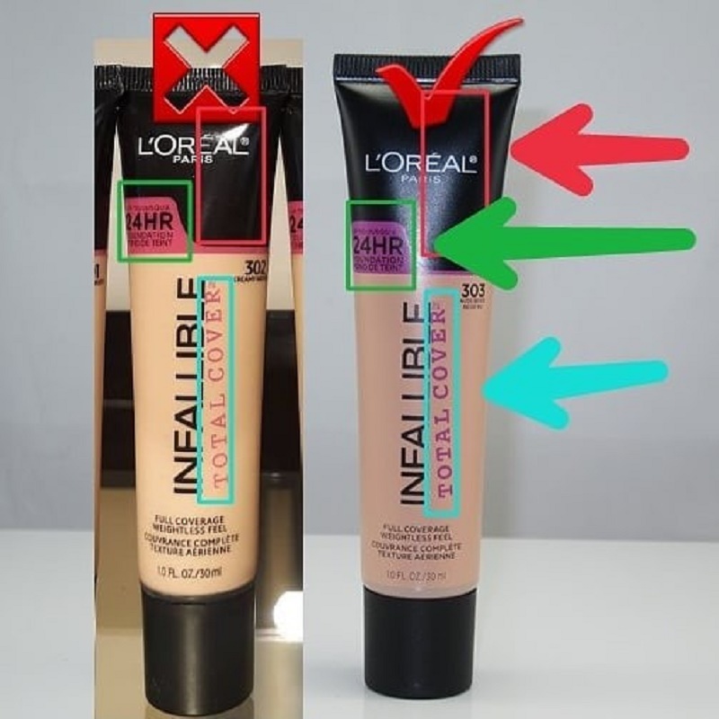 تشخیص تفاوت فرق لورال Loreal اصل از فیک