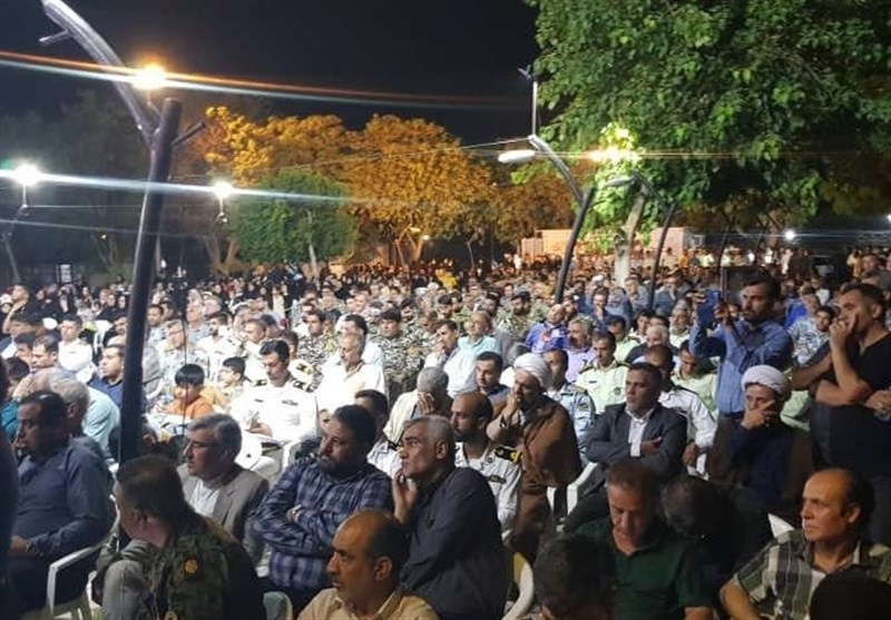 وداع با پیکر مطهر شهید مرزبانی محمد زارعی در بوشهر