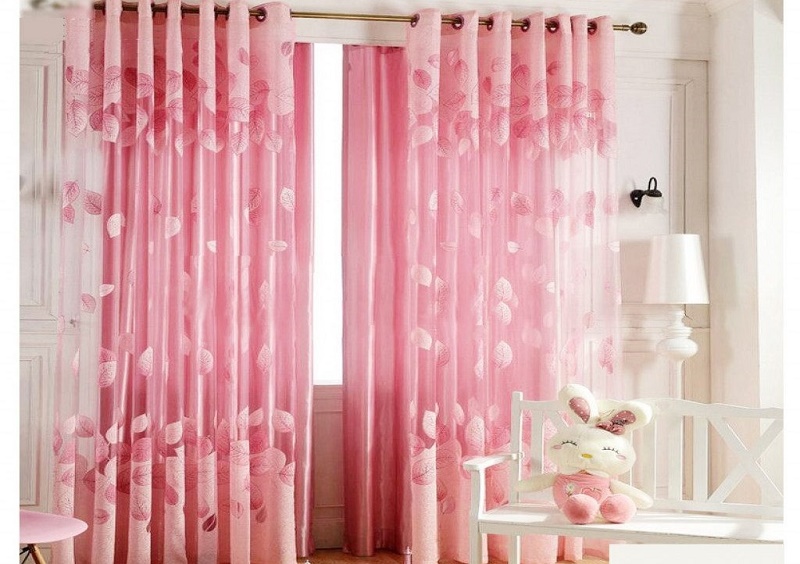 The latest curtain model for the year 1404 for the girl's bedroom