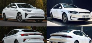 مقایسه بی وای دی چین پلاس برقی با کی ام سی EJ7